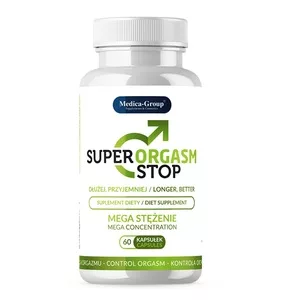 Medica-Group Super Orgasm Stop suplement diety na opóźnienie przedwczesnego wytrysku 60 kapsułek