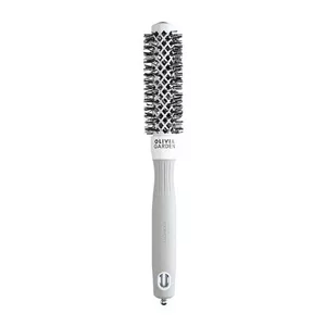 Olivia Garden Expert Blowout Shine, szczotka do modelowania i suszenia włosów, White&Grey 20mm