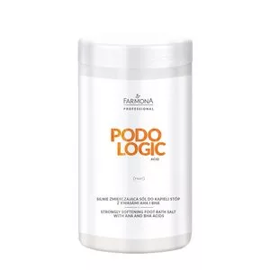 Farmona Professional Podologic Acid, Silnie zmiekczająca sól do kąpieli stóp z kwasami AHA i BHA, 1250g