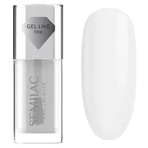 Semilac Top Gel Like, top do klasycznych lakierów, 9ml