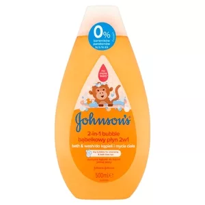 Johnson & Johnson Johnson's Bubble bąbelkowy płyn do kąpieli i mycia ciała 2w1 dla dzieci 500ml