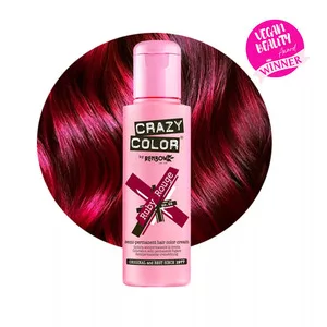 Crazy Color, toner odżywczy do włosów, Ruby Rouge - rubinowy róż, nr 66, 100ml