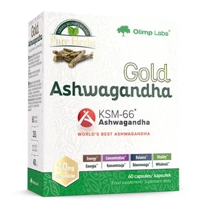 Olimp Labs Gold Ashwagandha KSM-66 kapsułki antystresowe 60 sztuk