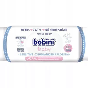 Bobini Baby chusteczki nawilżane dla dzieci i niemowląt Sensitive 60szt