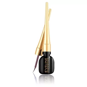 Eveline Celebrities, ultraprecyzyjny eyeliner w kałamarzu, brązowy, 3ml