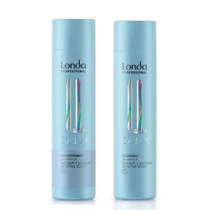 Londa Calm, zestaw do pielęgnacji wrażliwe skóry głowy, szampon + odżywka, 2x250ml
