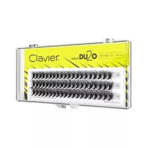 Clavier DU2O Double Volume MIX kępki rzęs 9mm-10mm-11mm