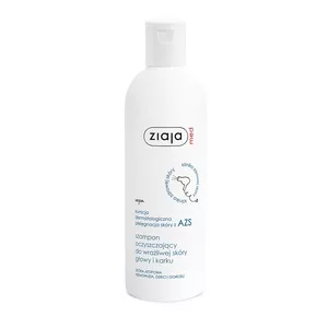 Ziaja Med Kuracja dermatologiczna-skóra z AZS, szampon oczyszczający do wrażliwej skóry głowy i karku, 300ml