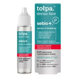 Tołpa Dermo Face Sebio+ Active Retinoid, retinoid serum równoważący skórę twarzy, 30ml