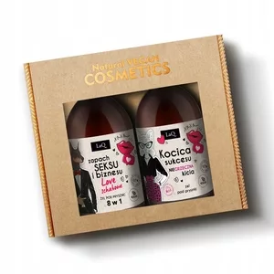 LaQ Czyściopak Magnolia, zestaw do ciała, Kocica sukcesu/Zapach seksu i biznesu - Love schabowe, 2x500ml