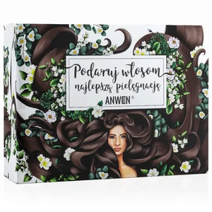 Anwen, Zestaw podarunkowy, serum Happy Ends + szampon Hair Me More + maska Nothing Sili