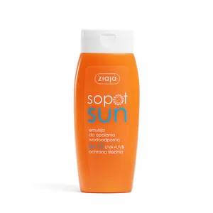 Ziaja Sopot Sun, wodoodporna emulsja do opalania SPF15, 150ml