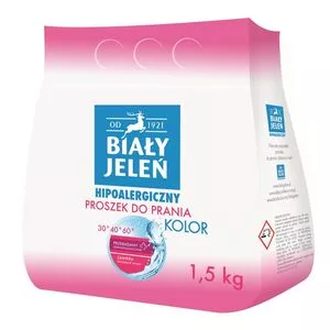 Biały Jeleń Hipoalergiczny proszek do prania do koloru 1.5kg