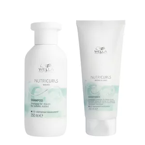 Wella Nutricurls, zestaw do włosów falowanych, szampon + odżywka