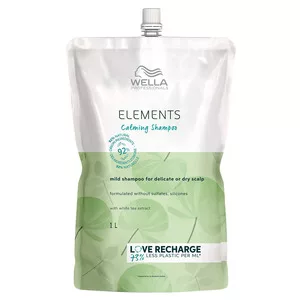 Wella Elements Calming, szampon kojący do wrażliwej skóry głowy, refill, 1000ml