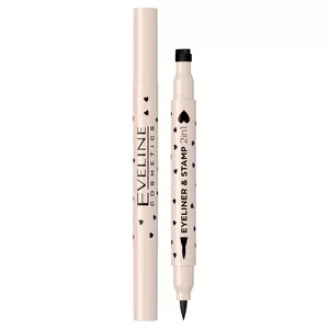 Eveline Cosmetics Eyeliner & Stamp 2in1 eyeliner ze stemplem 01 Serce