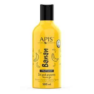 Apis Fruit Shot, żel pod prysznic, bananowy, 500ml