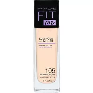 Maybelline New York Fit Me! Luminous&Smooth, podkład 105 Natural Ivory, 30ml