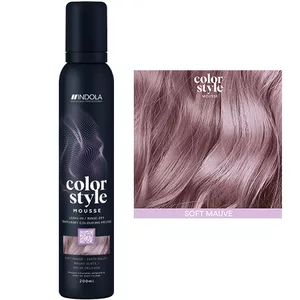 Indola Profession Color Style Mousse, pianka koloryzująca, lekki róż, soft mauve, 200ml