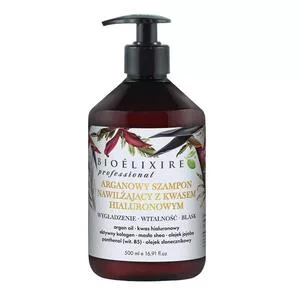 Bioelixire Professional, arganowy szampon z kwasem hialuronowym, 500ml