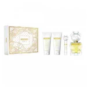 Moschino Toy 2 zestaw woda perfumowana spray 100ml + woda perfumowana spray 10ml + żel pod prysznic 100ml + balsam do ciała 100ml (W)