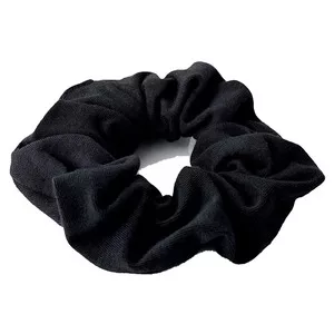 Anwen Scrunchie, bawełniana gumka do włosów, czarna