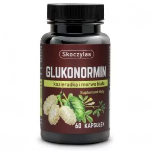 Skoczylas Glukonormin kozieradka i morwa biała suplement diety 60 kapsułek