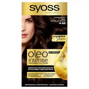 Syoss, Oleo Intense farba do włosów trwale koloryzująca z olejkami 4-86 Czekoladowy Brąz