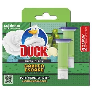 Duck Fresh Discs Garden Escape - żelowy krążek do toalet, podwójny zapas, 2szt.,36ml