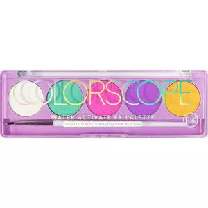 J.Cat Beauty Colorscope water activating, paleta eyelinerów aktywowanych wodą, Bright Pastel, 5g