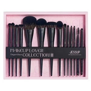 Jessup Matte Black Versatile Brush Collection zestaw pędzli do makijażu 14szt. T336