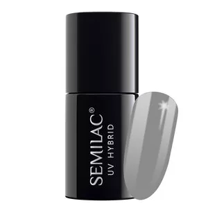 Semilac, lakier hybrydowy, 7ml, 105 Stylish Gray