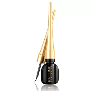 Eveline Celebrities, ultraprecyzyjny eyeliner w kałamarzu, czarny, 3ml
