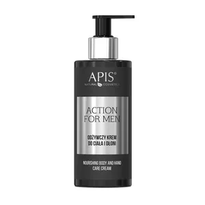 Apis Action For Men Odżywczy krem do ciała i dłoni, 300ml