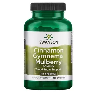 Swanson Kompleks Cynamonu, Gymnemy i Morwy 120 kaps