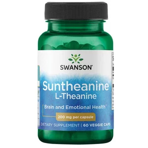 Swanson L-Teanina, 200mg, 60vcaps, suplement diety, ref.SWU816