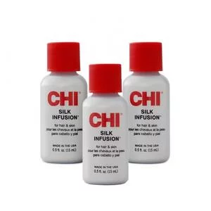 CHI Silk Infusion, odżywczy jedwab do włosów, wielopak, 3x15ml
