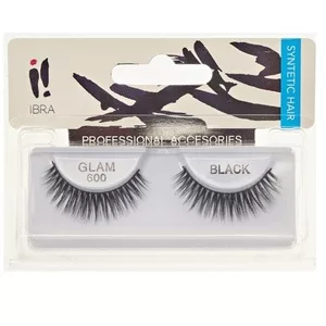 Ibra Para sztucznych rzęs na pasku Glam 600 Black