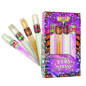 Cuba Original Cuba Strass zestaw Snake woda perfumowana spray 35ml + Tiger woda perfumowana spray 35ml + Zebra woda perfumowana spray 35ml + Heartbreaker woda perfumowana spray 35ml (W)