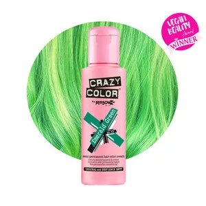 Crazy Color, toner odżywczy do włosów, Emerald Green - szmaragdowo zielony, nr 53, 100ml
