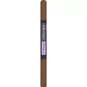Maybelline New York Express Brow, dwustronna kredka do brwi Medium Brown, 0.71g