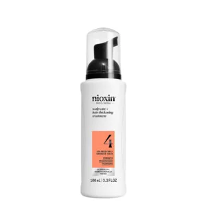 Nioxin System 4 serum bez spłukiwania do skóry głowy i włosów farbowanych, mocno przerzedzonych, 100ml
