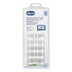 Chicco Safe zatyczki do gniazdka elektrycznego (10A) 6m+ 10szt