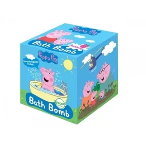 Peppa Pig Musująca kula do kąpieli dla dzieci, Malina 165g