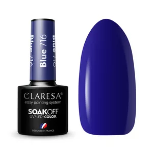 Claresa, Lakier hybrydowy, BLUE 716, 5g