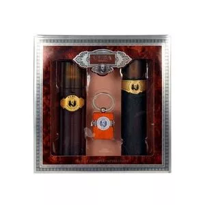 Cuba Original Cuba Gold zestaw woda toaletowa spray 100ml + woda po goleniu spray 100ml + breloczek (M)