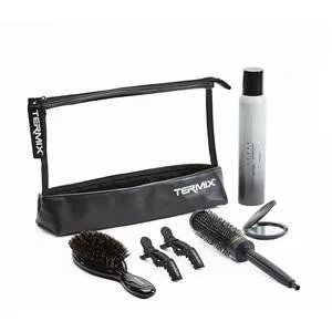 Termix Shine, zestaw akcesoriów do włosów + spray Glossy