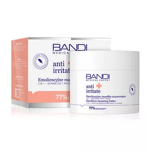 Bandi Anti Irritate, emoliencyjne masełko oczyszczające do twarzy 2w1, 90ml