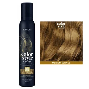 Indola Profession Color Style Mousse, pianka koloryzująca, średni blond, 200ml