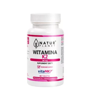 NaturPlanet, Witamina K2-MK7 100mcg, 60tabl.